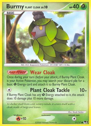 Burmy Plant Cloak 011  - Common