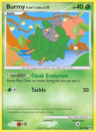 Burmy Plant Cloak 056  - Common