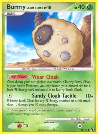 Burmy Sandy Cloak 012  - Common