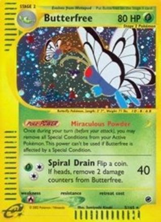 Butterfree (5)  - Holofoil - Holo Rare