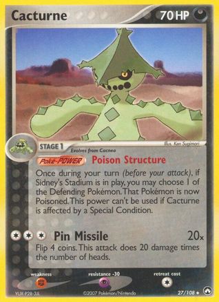Cacturne  - Reverse Holofoil - Uncommon
