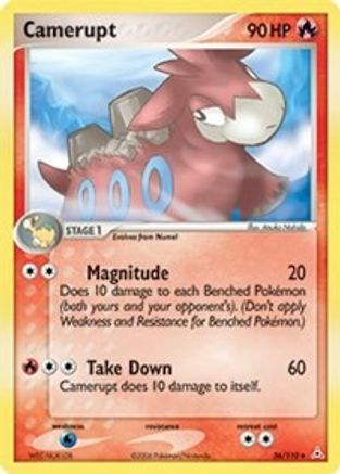 Camerupt  - Reverse Holofoil - Uncommon