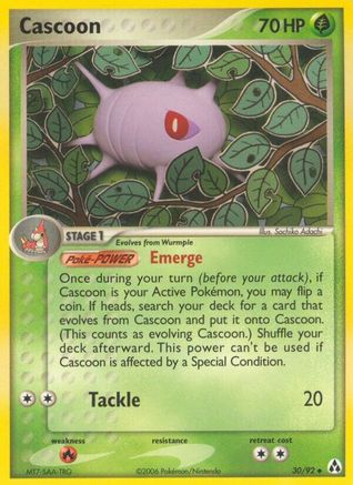 Cascoon  - Reverse Holofoil - Uncommon