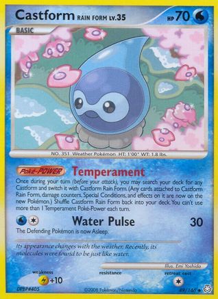 Forme de pluie Castform (49/146) [Diamond &amp; Pearl: Legends Awakened] 