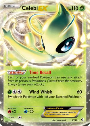Celebi EX  - Holofoil - Ultra Rare