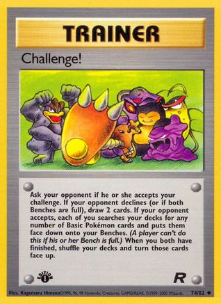 Défi! (74/82) [Team Rocket 1ère édition] 