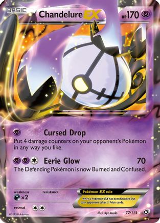 Chandelure EX  - Holofoil - Ultra Rare