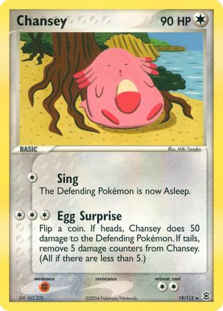 Chansey (19/112) [EX : Rouge Feu et Vert Feuille] 