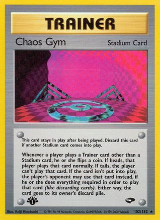 Chaos Gym 102  - 1st Edition - Rare