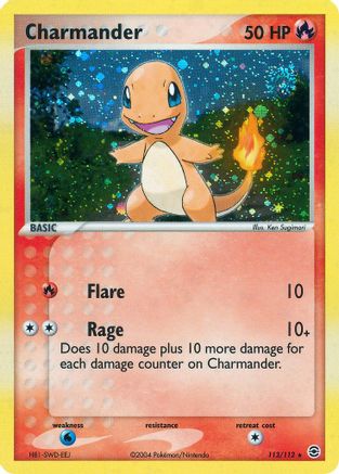 Charmander - 113/112/112  - Holofoil - Secret Rare