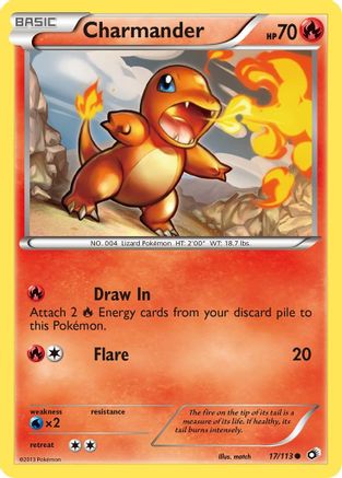 Charmander 017  - Common