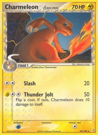 Charmeleon (Delta Species) 030  - Reverse Holofoil - Uncommon