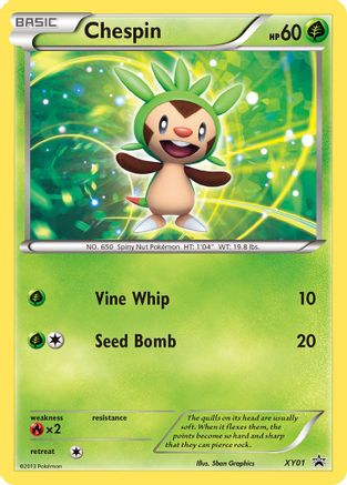 Chespin - XY01  - Holofoil - Promo