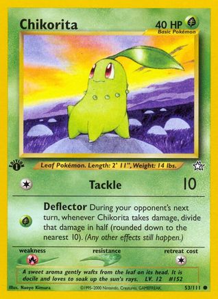 Chikorita (53) (53) 053  - 1st Edition - Common