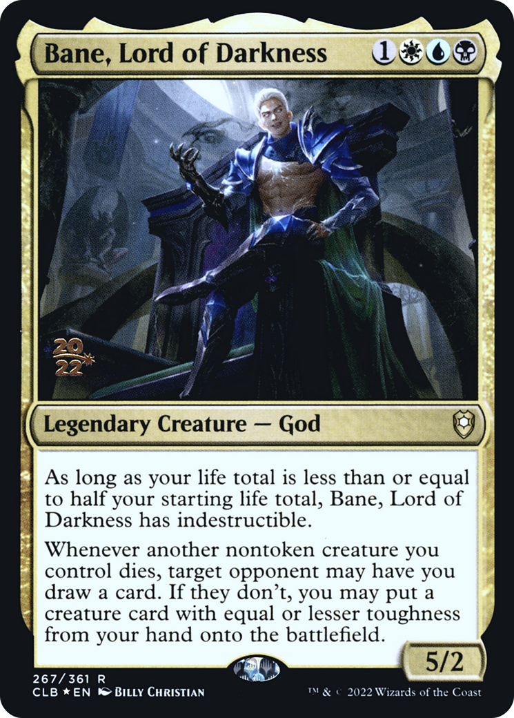 Bane, Seigneur des Ténèbres [Promotions avant-première de Commander Legends: Battle for Baldur's Gate] 