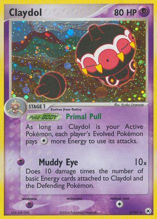 Claydol - 2/101/101  - Holofoil - Holo Rare