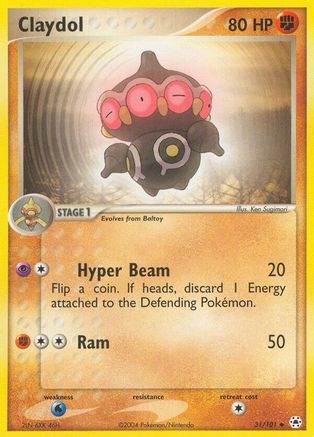 Claydol - 31/101/101  - Uncommon