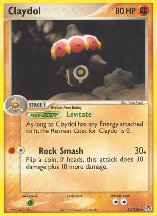 Claydol  - Reverse Holofoil - Uncommon