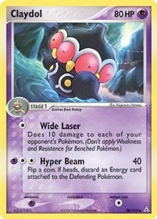 Claydol 038/110  - Reverse Holofoil - Uncommon