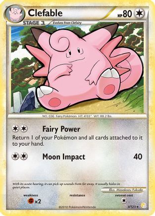 Clefable  - Holofoil - Holo Rare