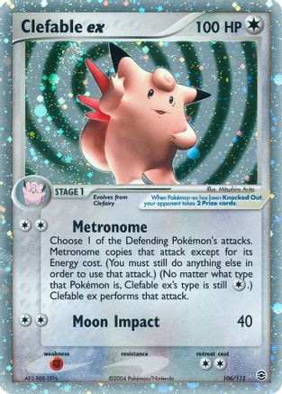 Clefable ex  - Holofoil - Ultra Rare