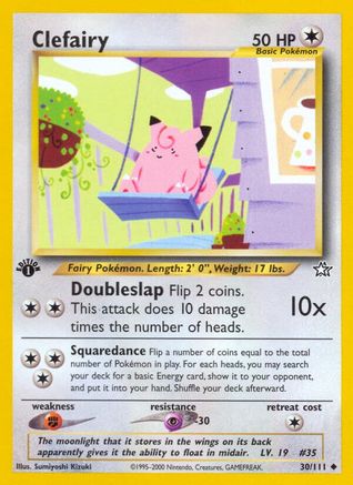 Clefairy 030  - 1st Edition - Uncommon
