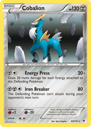 Cobalion  - Holofoil - Holo Rare
