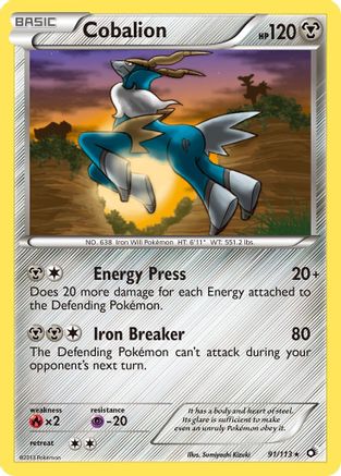Cobalion  - Holofoil - Holo Rare