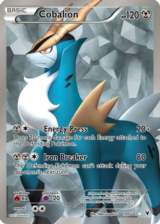 Cobalion (100 Full Art)  - Holofoil - Ultra Rare