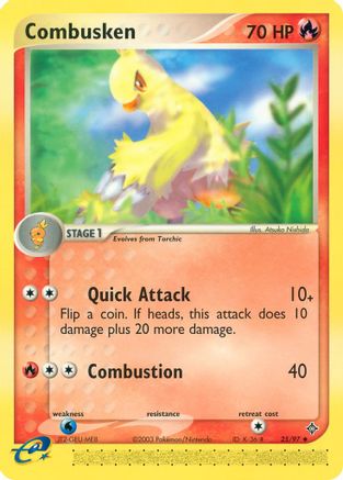 Combusken (25/97) [EX : Dragon] 
