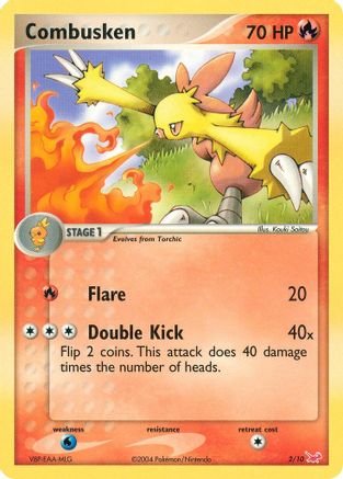 Combusken (2/10) [EX : Kit d'entraîneur - Latias] 