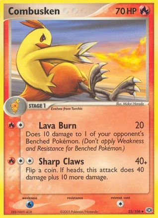 Combusken  - Reverse Holofoil - Uncommon