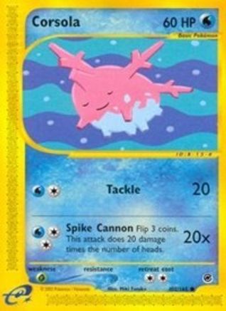 Corsola (102/165) [Expédition : Ensemble de base] 