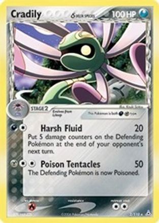 Cradily (Delta Species)  - Reverse Holofoil - Holo Rare