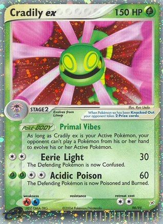 Cradily ex  - Holofoil - Ultra Rare