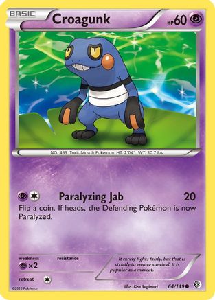 Croagunk (64)  - Common