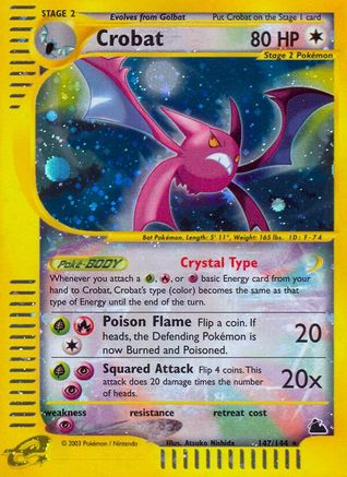 Crobat (147)  - Reverse Holofoil - Secret Rare