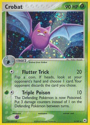 Crobat (3/101) [EX : Légendes cachées] 