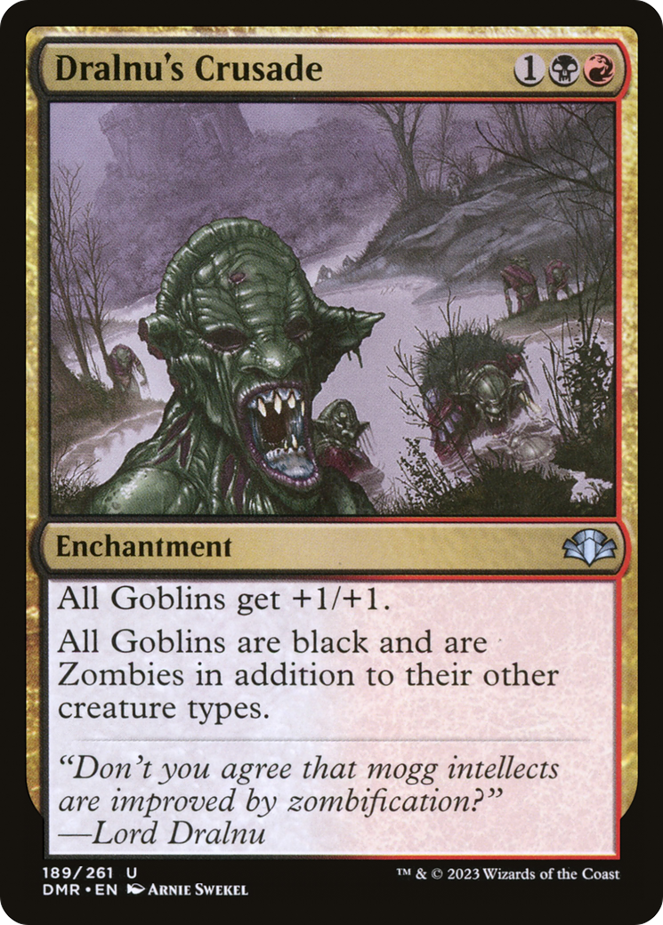 La Croisade de Dralnu [Dominaria Remastered] 