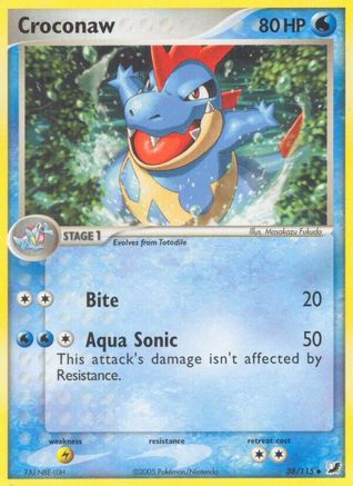 Croconaw (38/115) [EX : Forces invisibles] 