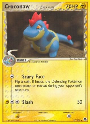 Croconaw (Delta Species) 027  - Uncommon