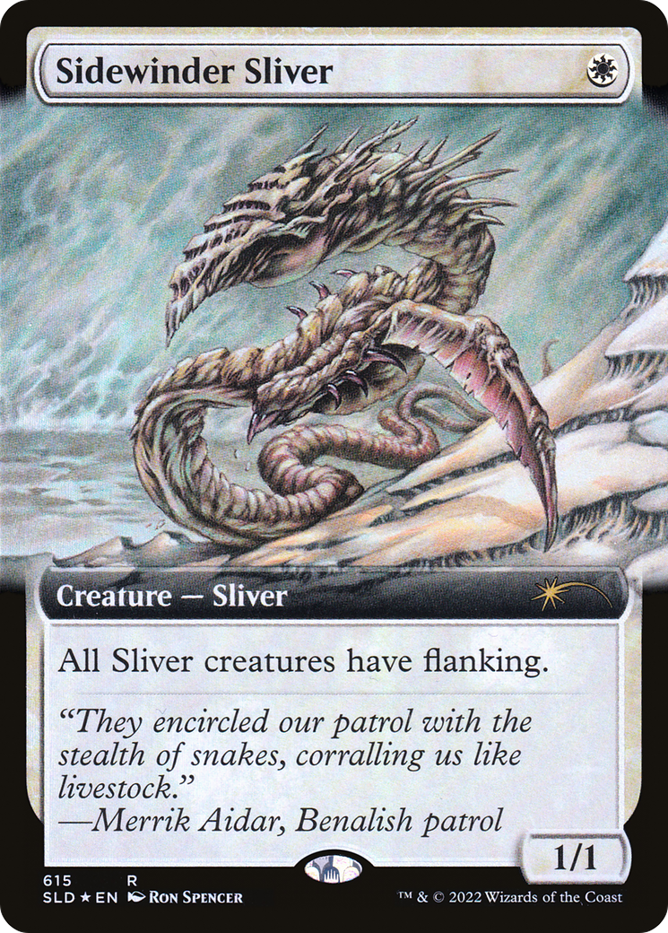 Sidewinder Sliver (Extended Art) [Promotions Secret Lair Drop] 