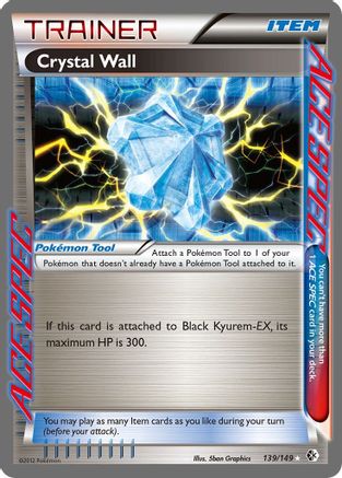 Crystal Wall  - Holofoil - Rare Ace