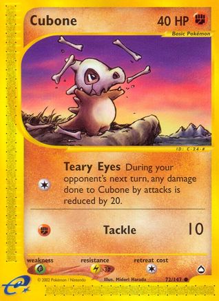 Cubone 072  - Common