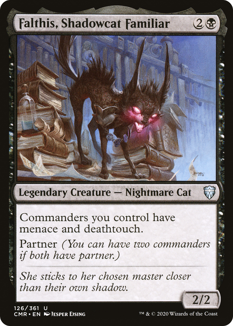 Falthis, familier Shadowcat [Commander Legends] 