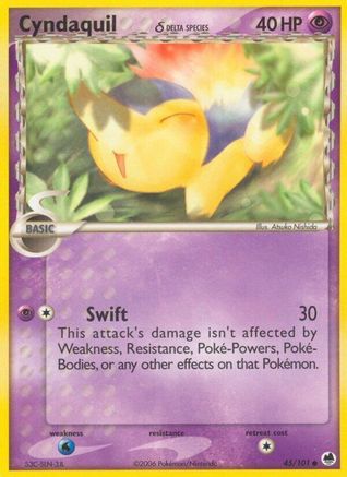 Cyndaquil (Delta Species) 045  - Common