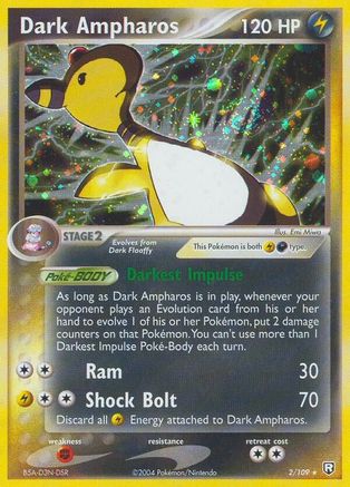 Dark Ampharos  - Reverse Holofoil - Holo Rare