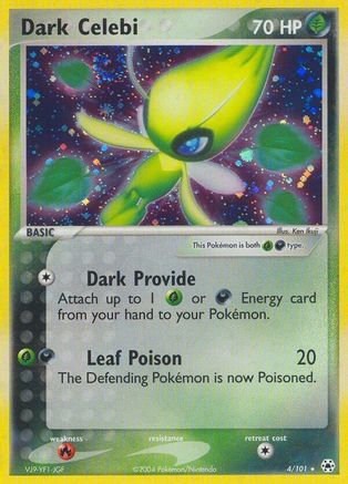 Dark Celebi 004  - Holofoil - Holo Rare