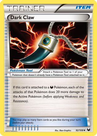 Dark Claw 092  - Uncommon