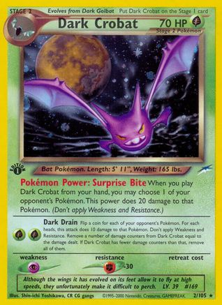 Crobat noir (2/105) [Neo Destiny Unlimited] 